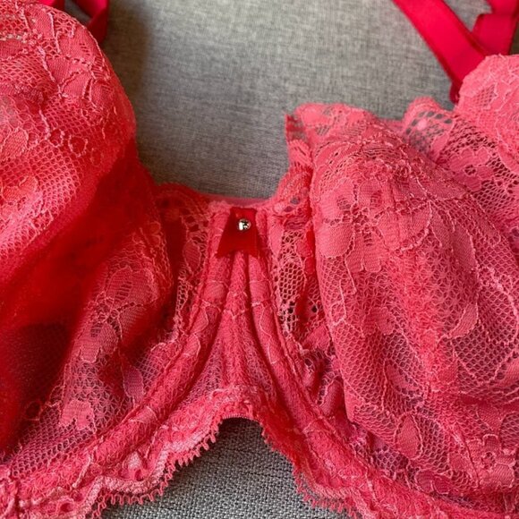 Freya Women's Offbeat Side Support Underwire Bra, 32G Pink - Picture 4 of 8